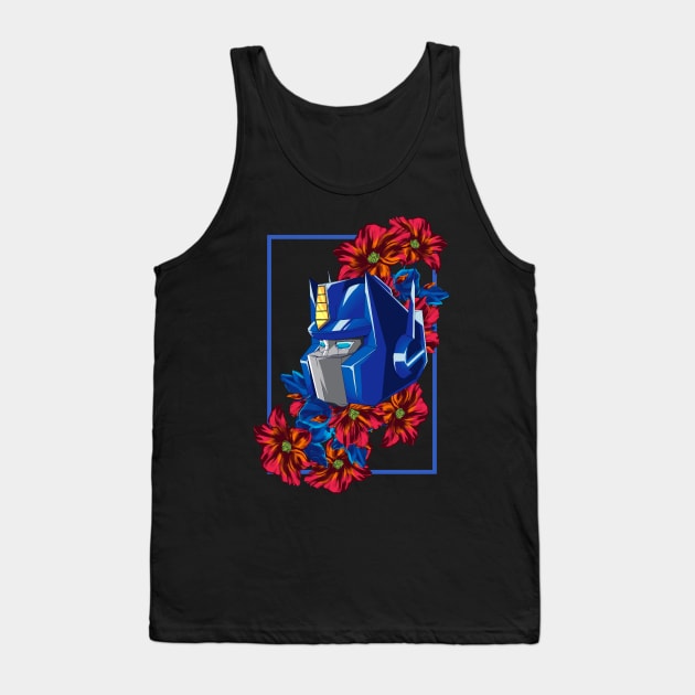 Floral meets Metal Prime Tank Top by manoystee